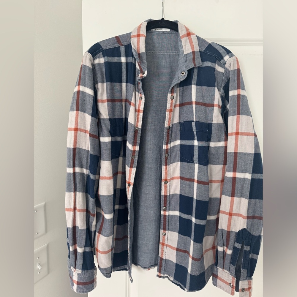 Express Men’s Plaid Casual Button Down